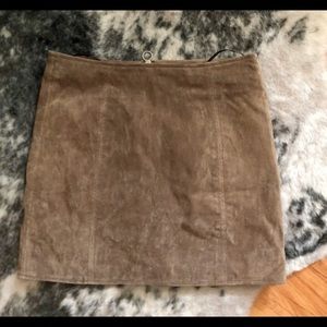 Blank NYC suede skirt